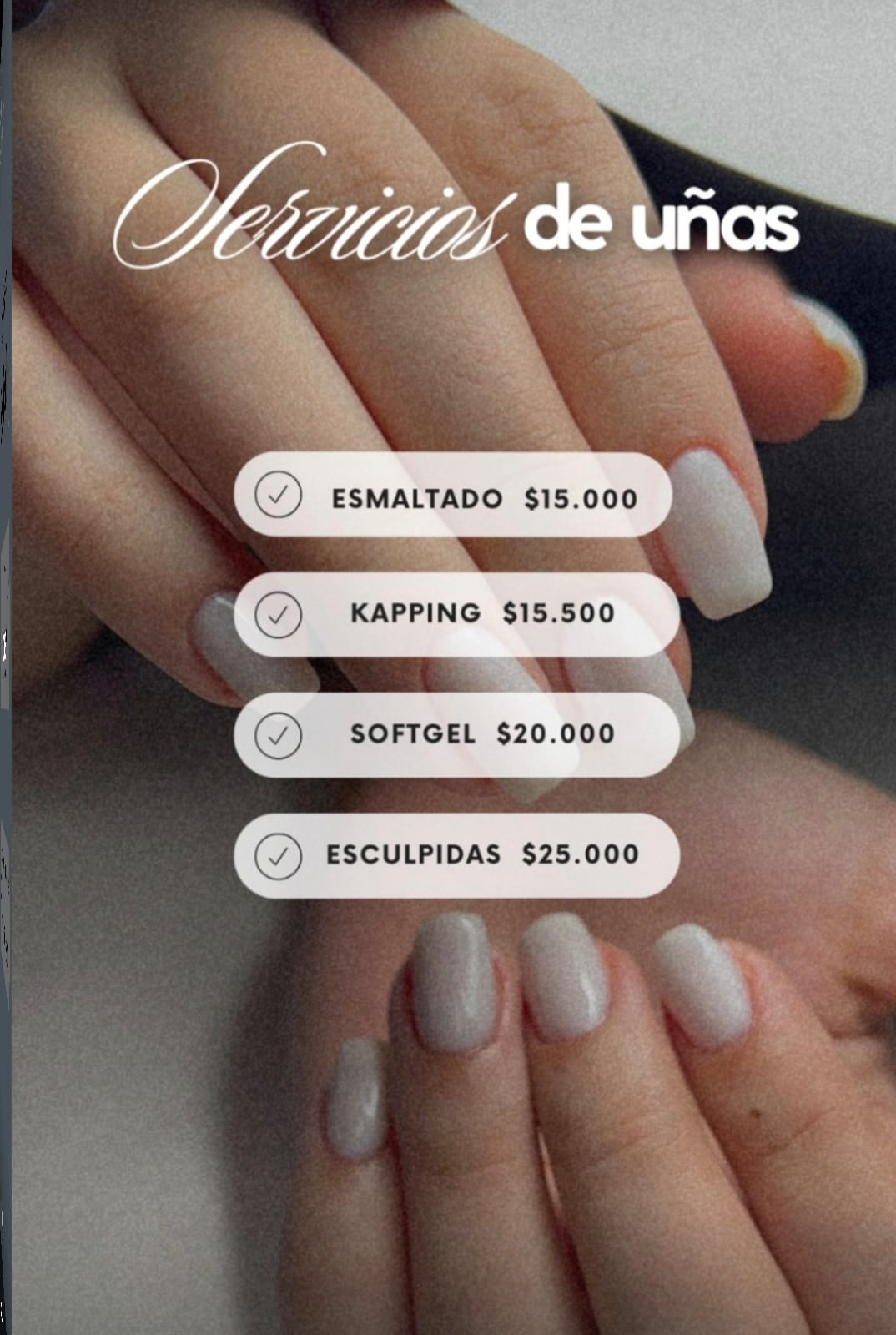Servicio de uñas